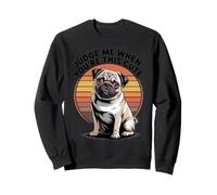 Judge Me When You're This Cute | Chien carlin rétro Sweatshirt