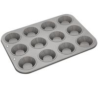 Judge Moule à chignon anti-adhésif avec 12 tasses cannelées, passe au lave-vaisselle 35 cm x 27 cm x 2 cm