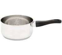 Judge Vista Casserole en acier inoxydable - Poêle de cuisson de 18 cm sans couvercle, casserole pour plaque à induction, petite poêle en acier inoxydable avec poignée qui reste froide, passe au