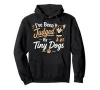 Judged by Tiny Dogs Walker Pet Dog Walking Animal Owner Sweat à Capuche