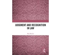 Judgment and Recognition in Law - Max Barrett - Routledge - ebook (ePub) - Livre
