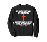 Judith 16:2 Écriture des versets de la Bible Sweatshirt