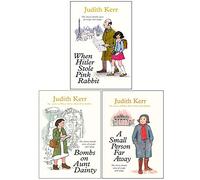 Judith Kerr Collection 3 Books Set (When Stole Pink Rabbit, Bombs on Aunt Dainty, A Small Person Far Away)