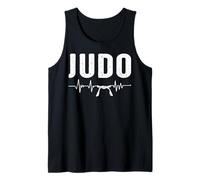 Judo Art Martial Japonais Judoka athlète Battement du cœur Débardeur