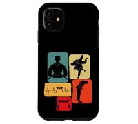 Judo Art Martial Japonais Judoka karaté Enfant garçon Retro Coque pour iPhone 11