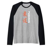 Judo avec caractères Chinois Manche Raglan