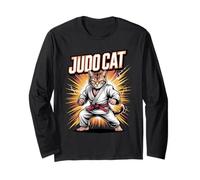 Judo Cat Chat Judoka Tigre Arts Martiaux Manche Longue