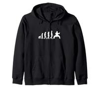 Judo débutant/Evolution of Humanity/Funny Judo Design Sweat à Capuche
