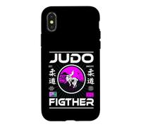 Judo Fighter avec Kanji pour Judoka Coque pour iPhone X/XS