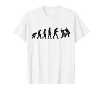 Judo Judoka Judoiste Ju-Jutsu Évolution Judo T-Shirt Graphique avec Valeur, Homme, Blanc, XL