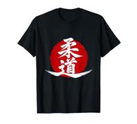 Judo Kanji Ceinture Noire pour Arts Martiaux Japonais T-Shirt