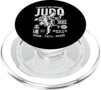 Judo MMA Arts Martiaux Force Courage Honneur Foi Puissance PopSockets PopGrip pour MagSafe