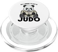 Judo Panda, Tout ce Que Je Veux Faire, C'est Un Joli Ours Judoka PopSockets PopGrip pour MagSafe