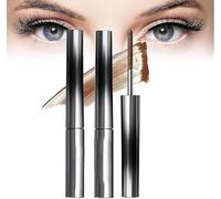 Judy Doll 3D Curling Eyelash Iron Mascara, 2025 New Magic Lash Mascara, Washable Extra Slim Metal Bristleless Mascaras, Long Lasting, Waterproof, No Clumping, No Flaking (Brown-2Pcs)
