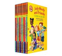Judy Moody and Friends 15 Books Collection Box Set By Megan McDonald (Rocky Zang in The Amazing Mr. Magic, Jessica Finch in Pig Trouble,Amy Namey in Ace Reporter,April Fools Mr. Todd, & More)