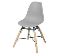 JUDY WILD Kid's Spirit JENA Junior Chaise Enfant Gris en PP Structure Metal 30,5X36X56CM