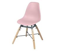 JUDY WILD Kid's Spirit JENA Junior Chaise Enfant Rose en PP Structure Metal 30,5X36X56CM