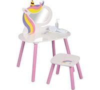 Coiffeuse avec Miroir Et Tabouret Licorne - Atmosphera For Kids