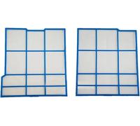 WFGJSK Ensembles de filtres for climatiseur Gauche 31,5x29,8cm Droite 31,5x28,5cm - Compatible for Hitachi - Bordure en Plastique