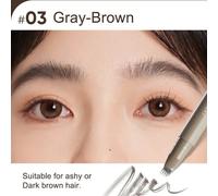 JUDYDOLL Feutre à sourcils - 03 Grey brown