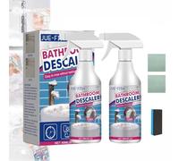 Jue Fish Bathroom Descaler, 2025 New Bathroom Descaler Foam Cleaner, Multipurpose Bathroom Descaler Foam Spray, All-Purpose Household Cleaners, Stubborn Stains Cleaner for Toilet Shower Sink(2set)