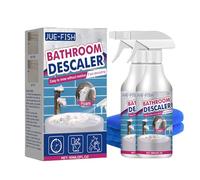 Jue-Fish Bathroom Descaler Foam Cleaner - Stubborn Stains Remover, Fresh Scent, All Purpose Bubble Spray (2pcs)