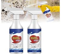 Jue Fish Spray anti-moisissure, spray détartrant pour salle de bain, nettoyant pour murs, carreaux, sols, éviers, baignoires et toilettes (2 pièces)