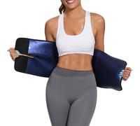 Jueachy Ceinture de Sudation Homme Femme: Ceinture Abdominale Gaine Sport Ventre Plat Waist Trainer Fitness Ceinture Réglable - Maintien du Dos Nettoyage Facil Noir