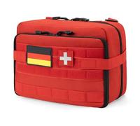 Jueachy Grande pochette tactique Molle - Grand sac d'administration - Pochettes à outils Molle - Poches EDC extensibles pour la randonnée, la chasse, l'organisation de poche médicale - Patch inclus