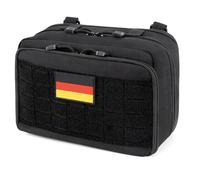 Jueachy Molle Large Tactical Pouch: Pochette EDC Pochettes d'Outils Médicaux Sacoche Administrative Extensible Sacoche Utilitaire pour l'Organisation des Accessoires