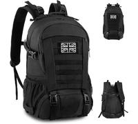 Jueachy Sac à dos tactique militaire 30 L Camouflage Assult Sac à dos de chasse Molle étanche 3 jours Grand sac à dos à rucking pour sports de plein air Trekking Randonnée Voyage Camping