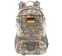 Jueachy Sac à Dos Tactique Militaire 30L Grande Capacité Sac Randonnée Daypack Sac à Dos Multifonction pour Trekking Voyage Camping Escalade Alpinisme Pêche École ou Utilisation Quotidienne
