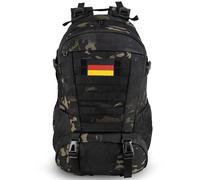 Jueachy Sac à Dos Tactique Militaire 30L Grande Capacité Sac Randonnée Daypack Sac à Dos Multifonction pour Trekking Voyage Camping Escalade Alpinisme Pêche École ou Utilisation Quotidienne