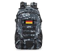 Jueachy Sac à Dos Tactique Militaire 30L Grande Capacité Sac Randonnée Daypack Sac à Dos Multifonction pour Trekking Voyage Camping Escalade Alpinisme Pêche École ou Utilisation Quotidienne