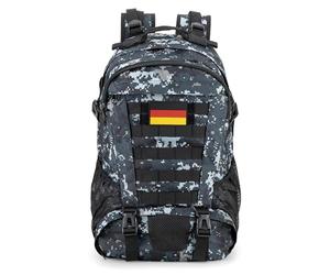 Jueachy Sac à Dos Tactique Militaire 30L Grande Capacité Sac Randonnée Daypack Sac à Dos Multifonction pour Trekking Voyage Camping Escalade Alpinisme Pêche École ou Utilisation Quotidienne