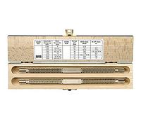 Bahco Jeu de limes à double filetage 1450D/2 - 2 pcs avec tableau de filetages