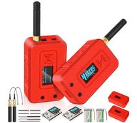 Juego de 2 módulos ESP32 Lora V3 Con antena de 868 MHz + batería de 3000 mAh + funda protectora WLAN Blue Tooth SX1262 CP2102 0,96 pulgadas OLED Tipo C Para AR Duino Lora Meshtastic IOT