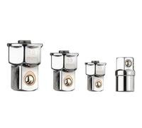 Juego de adaptadores cuadrados y hexagonales para llave poligonal 4 piezas