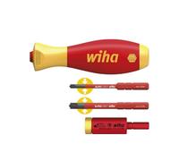 Wiha Adaptateur de couple 41478 – easyTorque electric, étui slimVario® & slimBits SL/PZ, 4 pièces