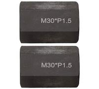 Juego de adaptadores de rosca M30x1,5x65 mm, 2 pzs.
