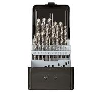 Juego de brocas helicoidales Ø 1-13 mm 0,5 mm incremento 25 piezas