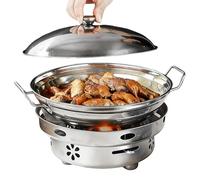 Juego de cocina para acampar ajustable con olla de acero inoxidable portátil para interior y exterior, senderismo, supervivencia, picnic, barbacoa, cocina, cubiertos, utensilios de para