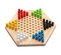Juego De Damas - Juego De Damas Chinas De Madera | Daamas Chinas Jueego De Mesa De Madera | Juuego De Mesa Familiar De Estrategia Colorida Educativa, De Tablero De Daamas Clásico