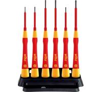 Jeu de tournevis Wiha cruciforme Phillips, vis à fente pour électricien, VDE, pour l'électronique et la mécanique de précision