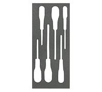 Juego de destornilladores ranurados y Phillips aislados en bandeja de foam 1/3 Fit&Go de 45 נ181 נ445 mm (6 piezas) - Ref: FF1E1011 - Unid: 1