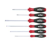 Juego de destornilladores SoftFinish® 302SF ZK6 SO SATZ 6-tlg; Schlitz/PZ