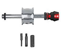 Juego de extractor de inyectores M27+M17+10 mm con pesa de impacto de 1,5 kg, 4 pzs.