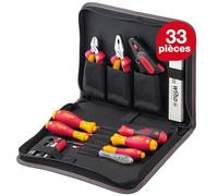 Wiha Wiha Jeu d'outils électricien Mélangé, 31 pcs dans une trousse (41241) Quantité:1