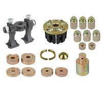 Juego de herramientas universales para desmontaje y montaje de rodamientos de rueda compactos, 33 pzs