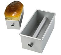 Juego de latas para pan - Molde para pande 0,05 pulgadas, utensilios duraderos para hornear pasteles aptos para horno, para tostadas con molde para pasteles de aleación de aluminio | Pan para ho